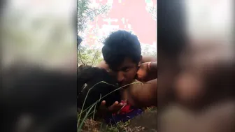 Lovers Fucking In Deserted Field Caught On Camera In Leaked Footage