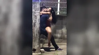 Quick Outdoor Fuck Session Caught Red Handed On Hidden Camera