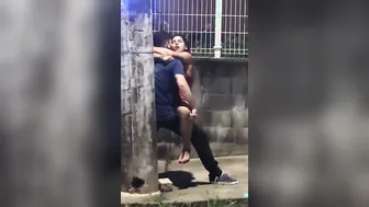 Quick Outdoor Fuck Session Caught Red Handed On Hidden Camera