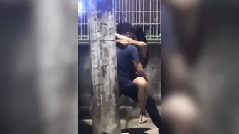 Quick Outdoor Fuck Session Caught Red Handed On Hidden Camera