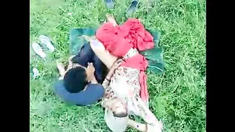 Desi Couple Caught Fucking Outdoors In Leaked Homemade Video Clip