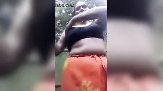 Bangla Babe Bathing Naked Outdoors Showing Everything Freely