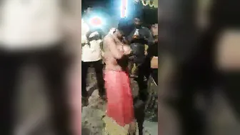 Desi Babe Dancing Topless Teasing Her BF At Home Tonight