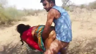 Dehati Slut Taking Dick Outdoors In Open Fields Pussy Dripping