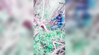 Village Whore Riding Client Outdoors Caught By Hidden Spy Camera