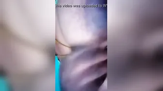 Lactating Aunty Showing Her Huge Milky Boobs In Nude Video Call