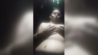 Mature Milf Flashing Her Big Natural Tits On Camera