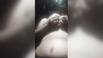 Mature Milf Flashing Her Big Natural Tits On Camera