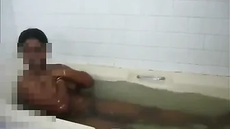 Married Wife Taking Nude Bath Filmed By Her Husband