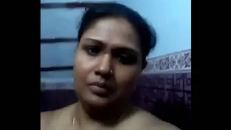 Tamil GF Soaping Her Huge Tits In The Shower Alone