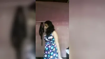 Busty South Indian Babe Slowly Stripping Naked On Camera