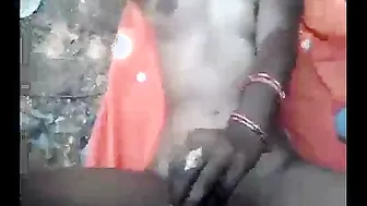 Young Village Couple Fucking Hard Outdoors In Jungle Hideaway