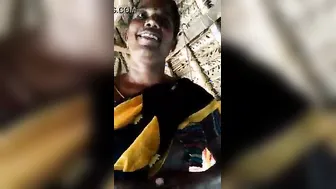 South Indian Milf Revealing Her Big Soft Tits On Camera Today