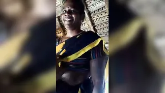 South Indian Milf Revealing Her Big Soft Tits On Camera Today