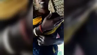 South Indian Milf Revealing Her Big Soft Tits On Camera Today