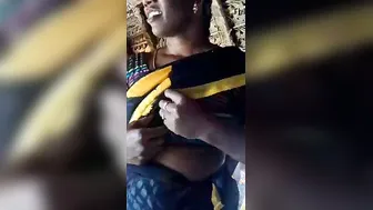 South Indian Milf Revealing Her Big Soft Tits On Camera Today