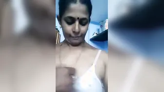 Tamil Babe Stripping Naked Showing Off Her Curves On Camera