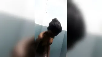 South Indian Wife Bathing Nude In Bathroom Voyeur Footage