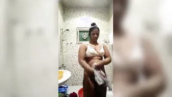 South Indian Wife Changing Clothes In Bathroom Hidden Camera
