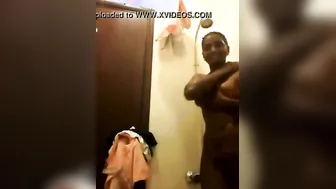 Hotel Room Bathing Video Of South Indian Wife Secretly Filmed