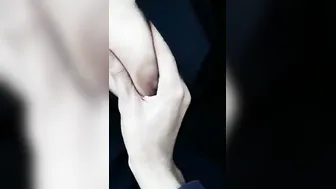Young GF Exposing Her Tits Outdoors For Her Boyfriend