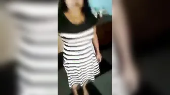 Tamil Wife Recording Herself Stripping Naked In Her Bedroom