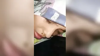 Covered GF Moaning Loud While Riding Her Man Raw