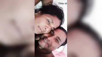 Horny Couple Having Phone Sex While She Plays With Her Big Tits