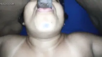 Busty Indian Aunty Enjoying Wild Threesome With Two Guys