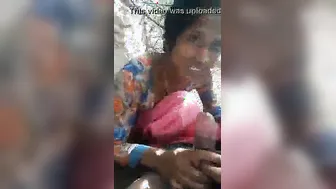 Neighbor Fucking Village GF In The Woods Giving Blowjob