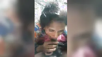 Neighbor Fucking Village GF In The Woods Giving Blowjob