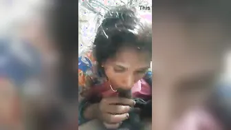 Neighbor Fucking Village GF In The Woods Giving Blowjob