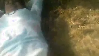 Dehati GF Spreading Her Clean Pussy Outdoors