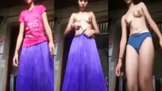 Dehati Teen GF Sending Naughty Selfie To Lover