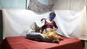Village Couple Recording Themselves Fucking In Their Bedroom
