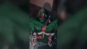 Shy Village Wife Playing With Toy While Husband Records Her