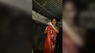 Village Wife Soaping Herself Alone In Bathroom Nobody Watching