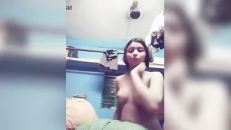 My Indian Gf Showing Her Tits On Cam Making Me So Hard