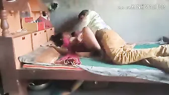 Village Couple Making Love In Their Home Recorded On Mobile