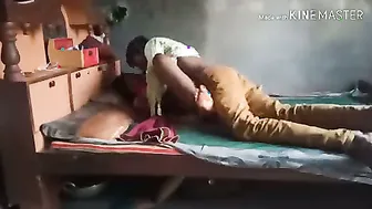 Village Couple Making Love In Their Home Recorded On Mobile