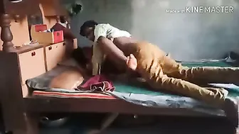 Village Couple Making Love In Their Home Recorded On Mobile