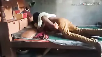 Village Couple Making Love In Their Home Recorded On Mobile