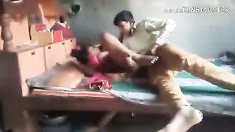 Village Couple Making Love In Their Home Recorded On Mobile