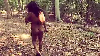 Amateur Desi Wife Getting Naughty And Wild In The Forest