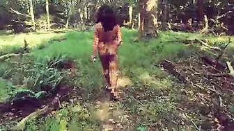 Amateur Desi Wife Getting Naughty And Wild In The Forest