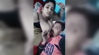 Busty Married Woman Caught On Camera Having Sex At Home