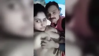 Busty Married Woman Caught On Camera Having Sex At Home