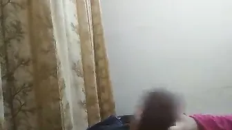 Desi Girl Pleasing Her Client With Handjob And Tit Service