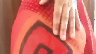 Busty Indian Babe Showing Off Her Huge Tits On Webcam Today