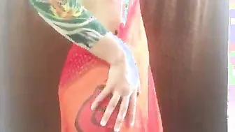 Busty Indian Babe Showing Off Her Huge Tits On Webcam Today